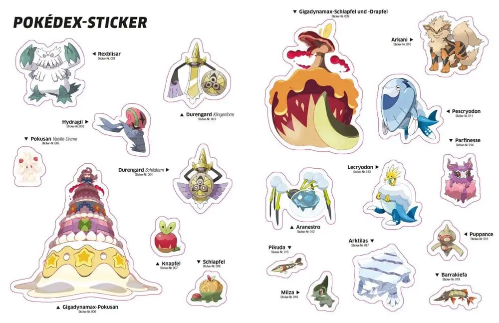 Pokémon Buch Das ultimative Stickerbuch - Galar Region Produktfoto