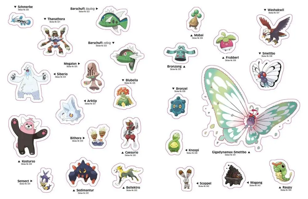 Pokémon Buch Das ultimative Stickerbuch - Galar Region Produktfoto