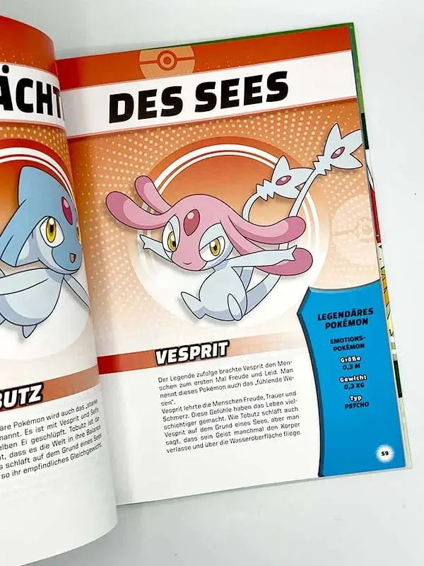 Pokémon Buch Legendär und mysteriös - Das große Lexikon der legendären und mysteriösen Pokémon Produktfoto