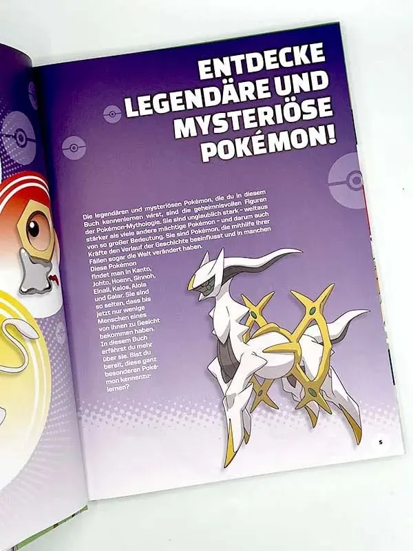 Pokémon Buch Legendär und mysteriös - Das große Lexikon der legendären und mysteriösen Pokémon Produktfoto