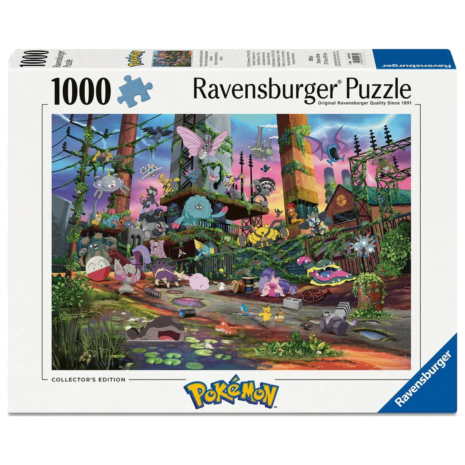 Pokemon Breakout 2 Jolteon and Reclaimed Power Plant Puzzle 1000 Teile Produktfoto