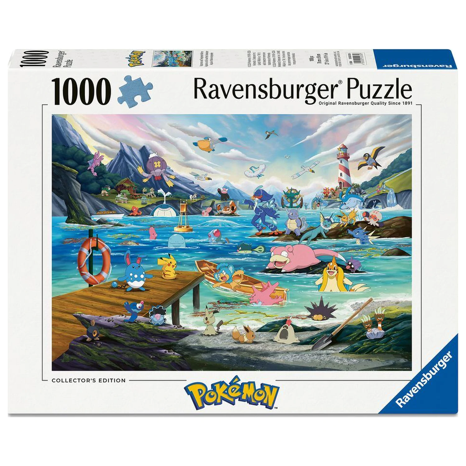 Pokemon Breakout 3 Vaporeon and the Warm Sea Puzzle 1000 Teile Produktfoto