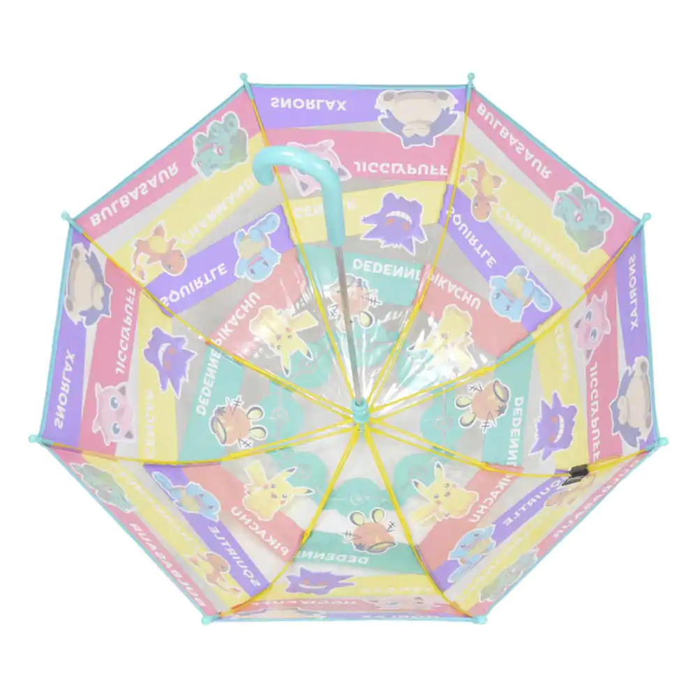 Pokemon Kinder-Regenschirm Bubble Manual Transparent Produktfoto