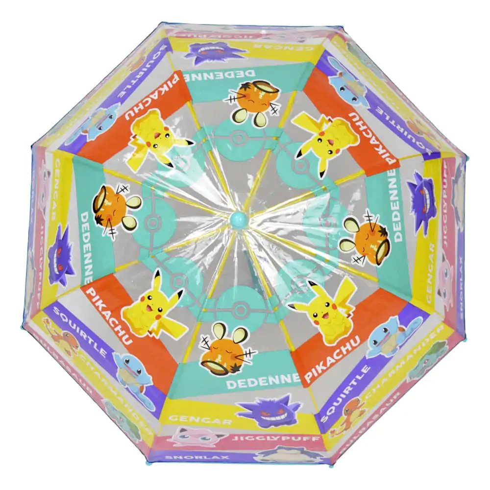 Pokemon Kinder-Regenschirm Bubble Manual Transparent Produktfoto
