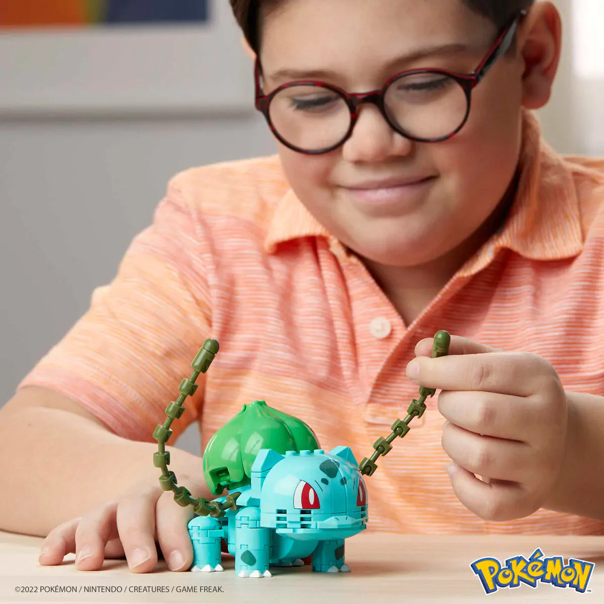 Pokémon Mega Construx Wonder Builders Bauset Bisasam 10 cm termékfotó