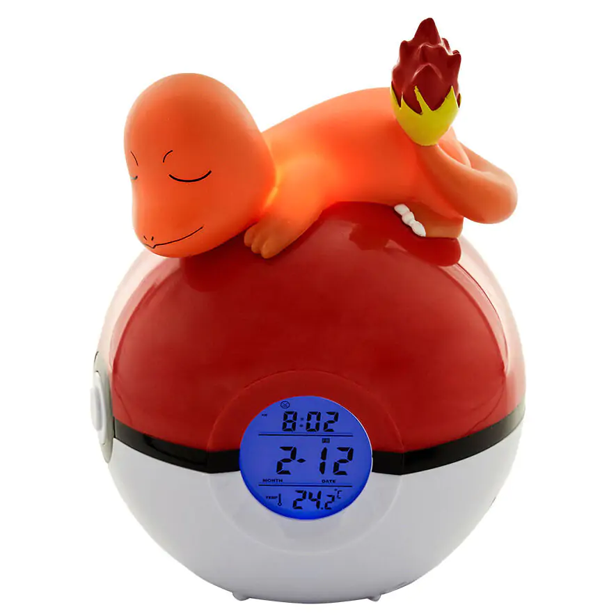 Pokémon Wecker Pokeball mit Leuchtfunktion Glumanda 18 cm termékfotó