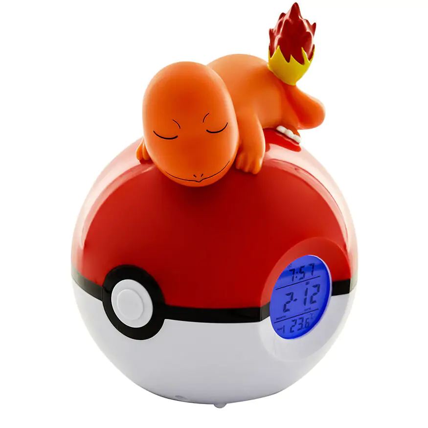 Pokémon Wecker Pokeball mit Leuchtfunktion Glumanda 18 cm termékfotó