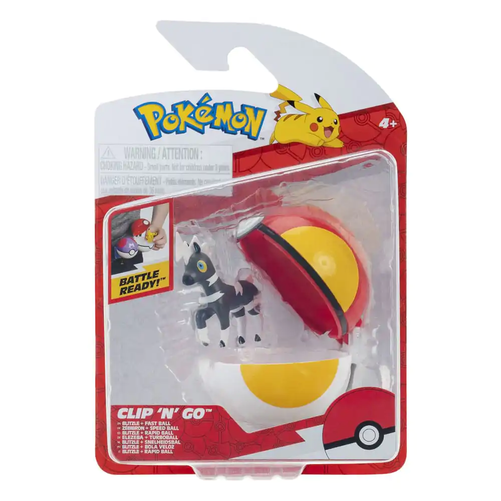 Pokémon Clip'n'Go Poké Bälle Blitzle & Fast Ball Produktfoto