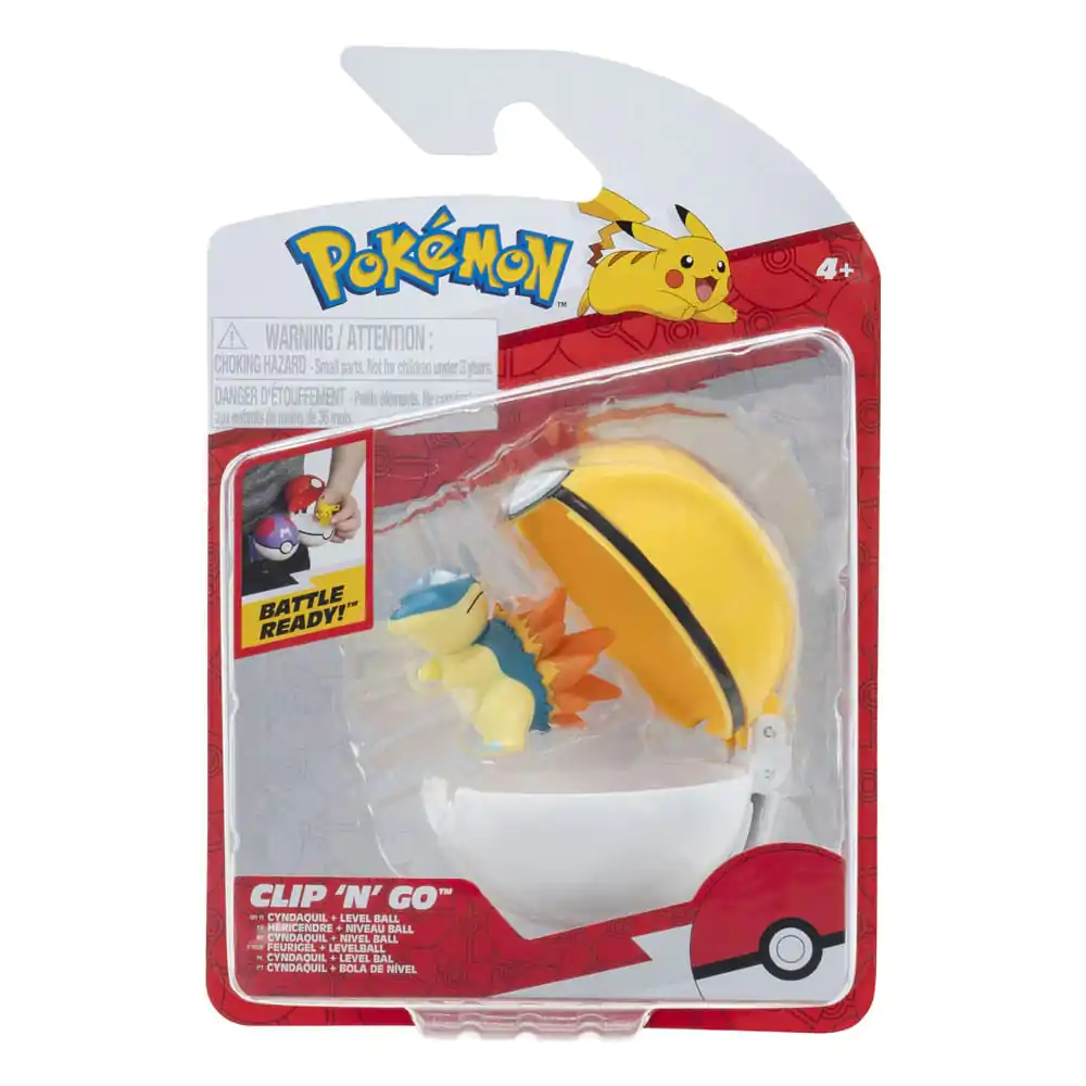 Pokémon Clip'n'Go Poké Balls Cyndaquil & Level Ball Produktfoto