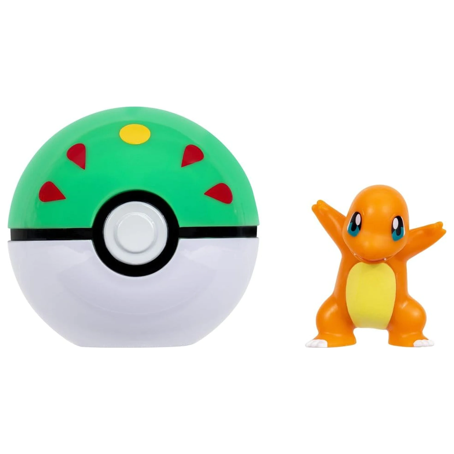 Pokémon Clip 'n' Go Actionfigur Charmander & Freund Ball Produktfoto