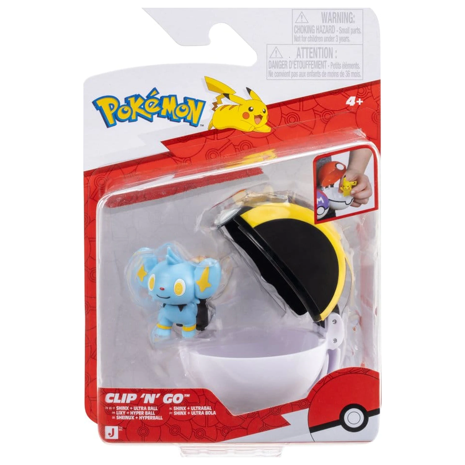 Pokémon Clip 'n' Go Actionfigur Shinx & Ultra Ball Produktfoto