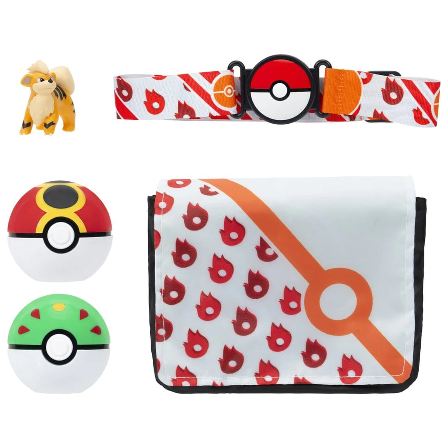 Pokémon Clip 'n' Go Patronengurt Set Growlithe Produktfoto