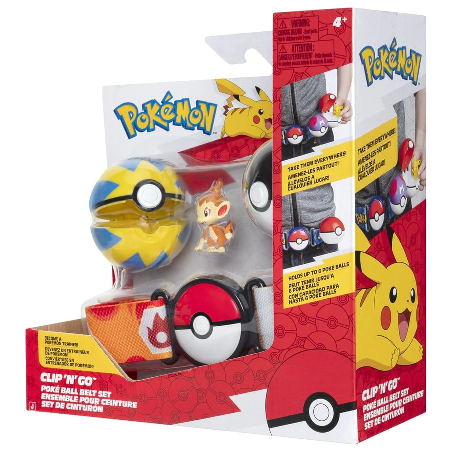 Pokémon Clip 'n' Go Gürtel Set Chimchar Produktfoto