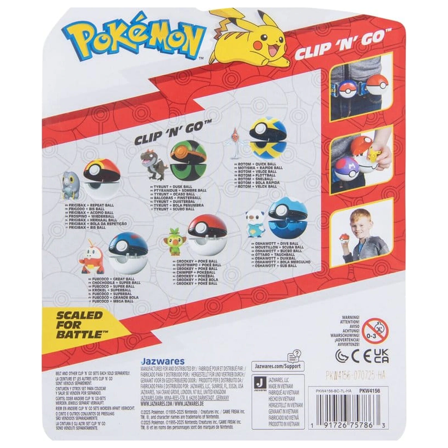 Pokémon Clip 'n' Go Fuecoco & Great Ball Produktfoto
