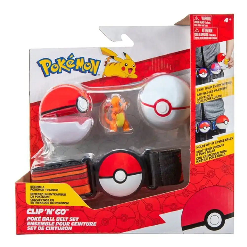 Pokémon Clip'n'Go Poké Gürtel Set Pokéball, Luxusball & Glumanda Produktfoto