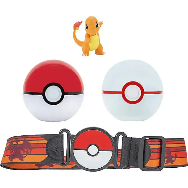 Pokémon Clip'n'Go Poké Gürtel Set Pokéball, Luxusball & Glumanda Produktfoto