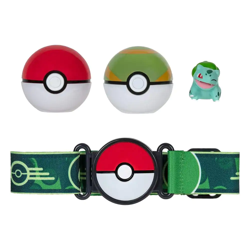 Pokémon Clip'n'Go Poké Gürtel Set Pokéball, Nestball &amp; Bisasam Produktfoto