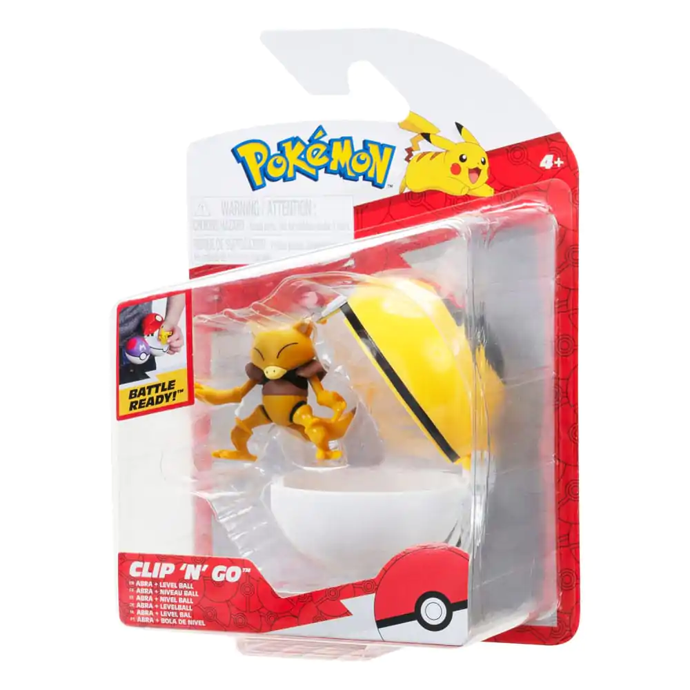 Pokémon Clip'n'Go Poké Balls Abra &amp; Levelball Produktfoto