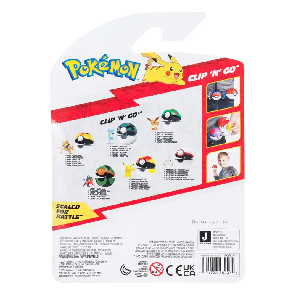 Pokémon Clip'n'Go Poké Balls Abra &amp; Levelball Produktfoto