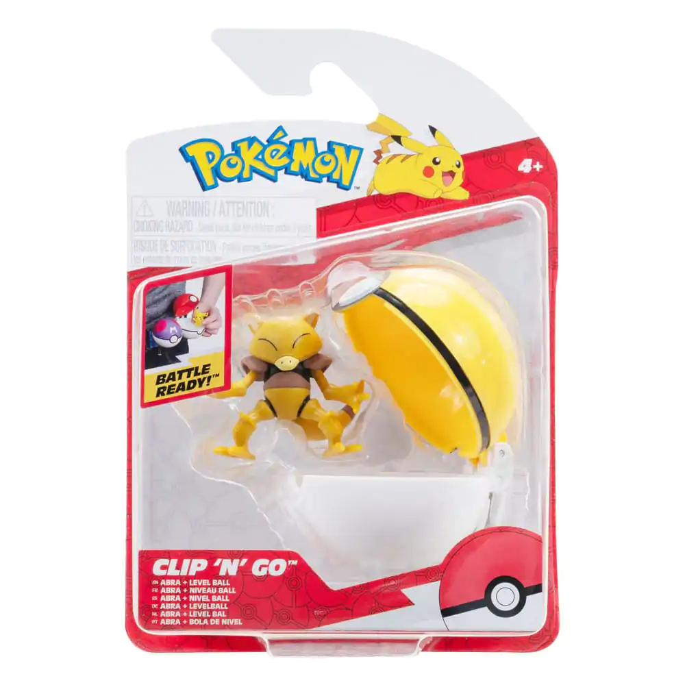Pokémon Clip'n'Go Poké Balls Abra &amp; Levelball Produktfoto
