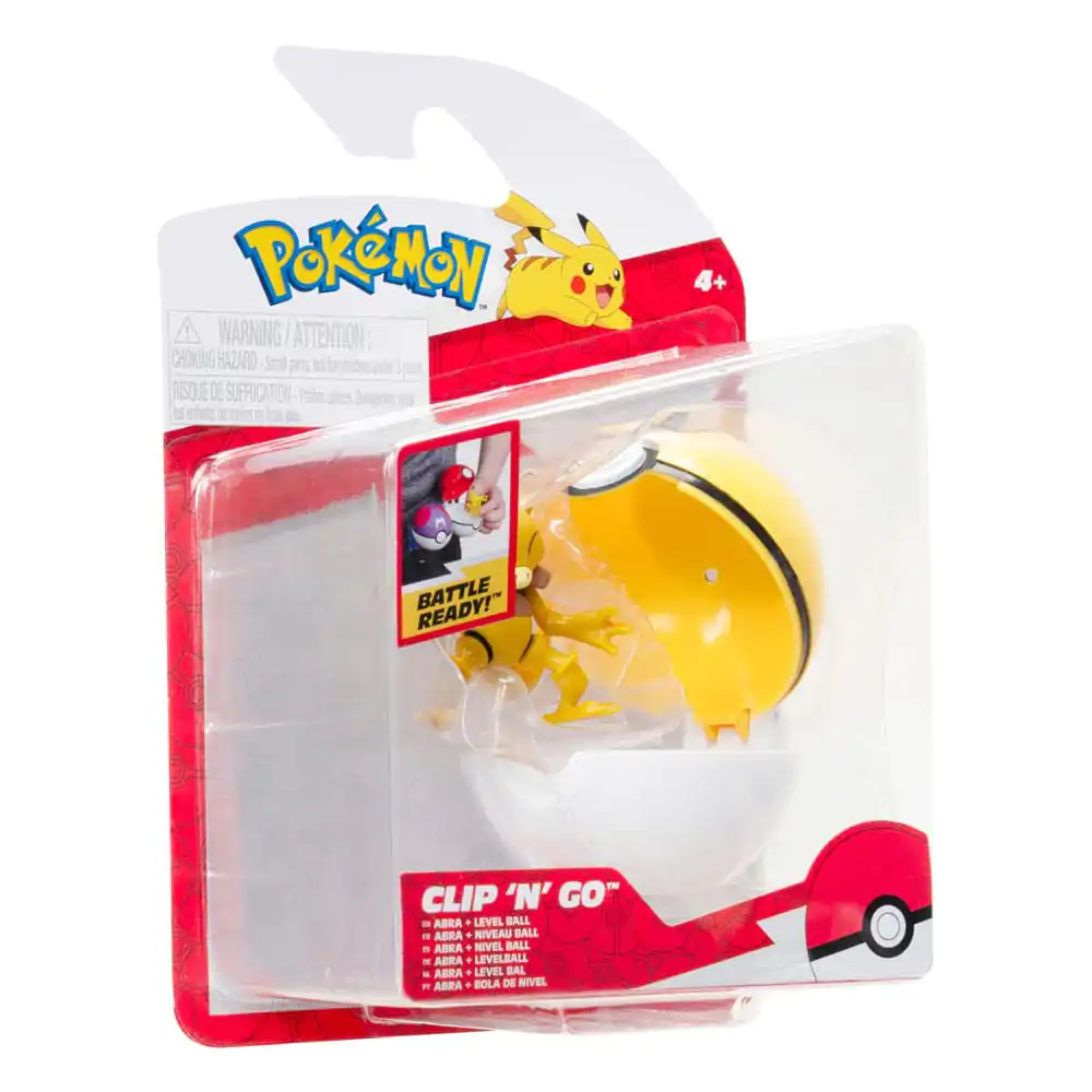 Pokémon Clip'n'Go Poké Balls Abra &amp; Levelball Produktfoto