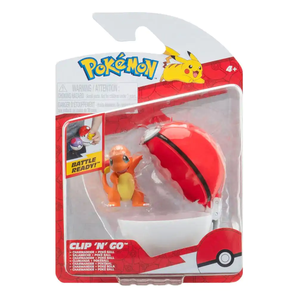 Pokémon Clip'n'Go Poké Balls Glumanda #1 & Pokéball Produktfoto