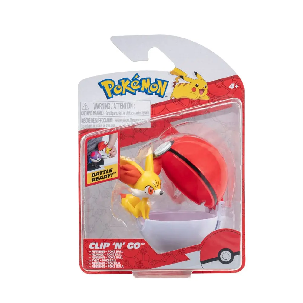 Pokémon Clip'n'Go Poké Balls Fennekin &amp; Poké Ball Produktfoto