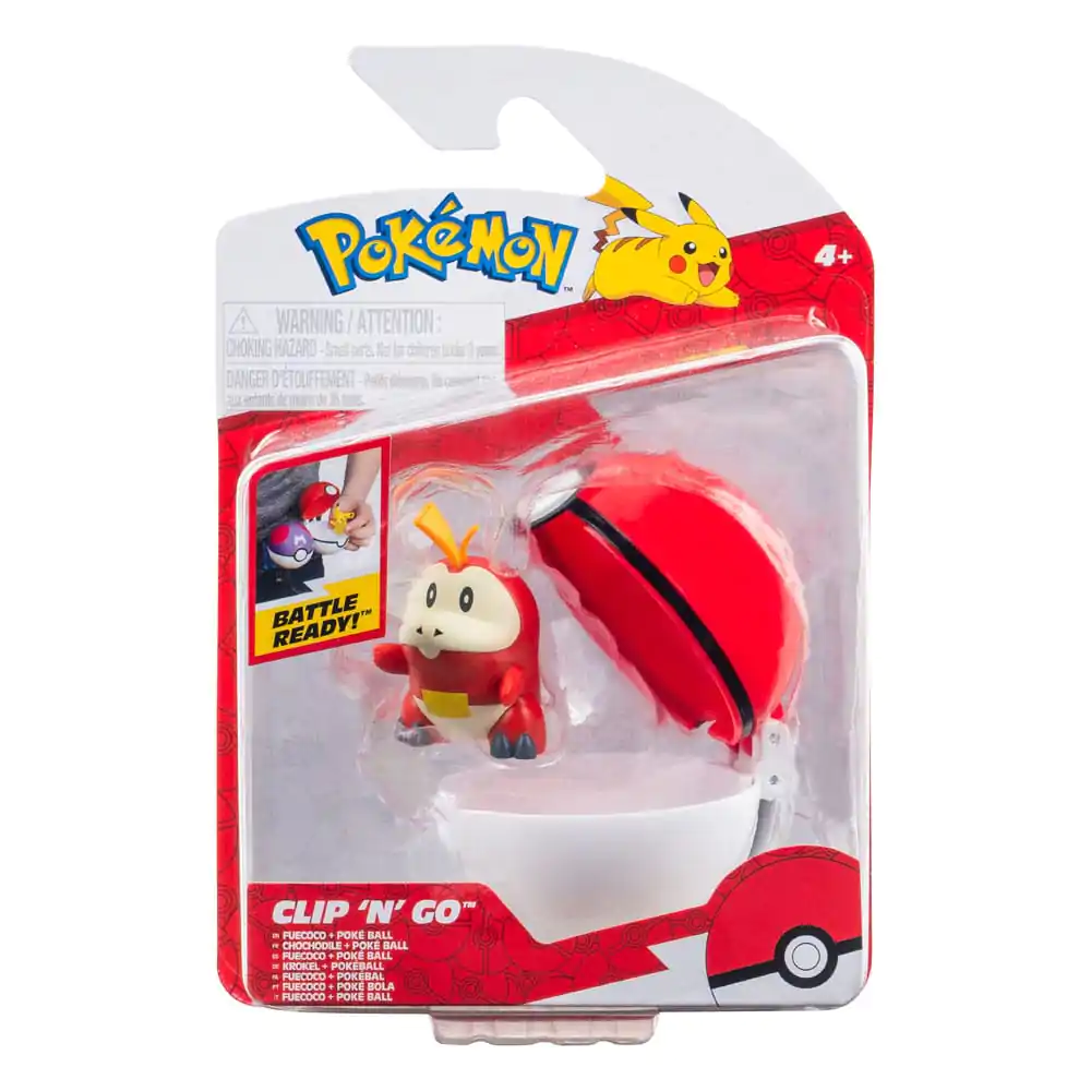 Pokémon Clip'n'Go Poké Balls Krokel with Pokéball Produktfoto