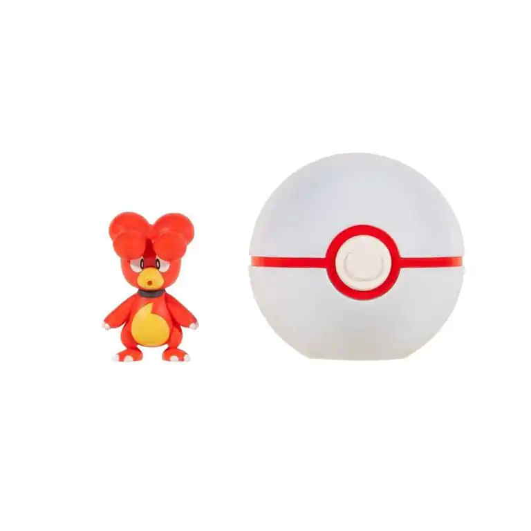 Pokémon Clip'n'Go Poké Balls Magby & Premierball termékfotó