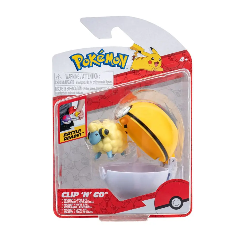 Pokémon Clip'n'Go Poké Balls Mareep &amp; Poké Ball Produktfoto