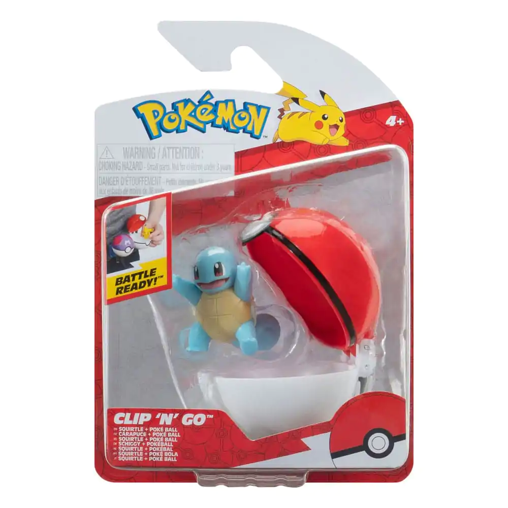 Pokémon Clip'n'Go Poké Balls Schiggy #3 & Pokéball termékfotó