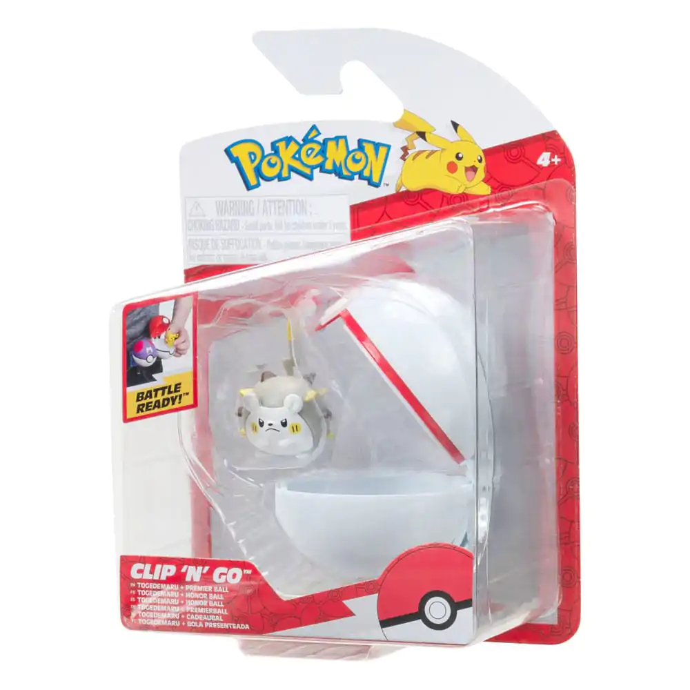 Pokémon Clip'n'Go Poké Balls Togedemaru &amp; Premierball Produktfoto