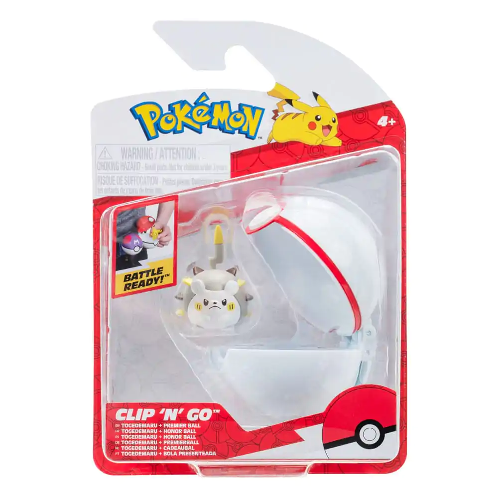 Pokémon Clip'n'Go Poké Balls Togedemaru &amp; Premierball Produktfoto