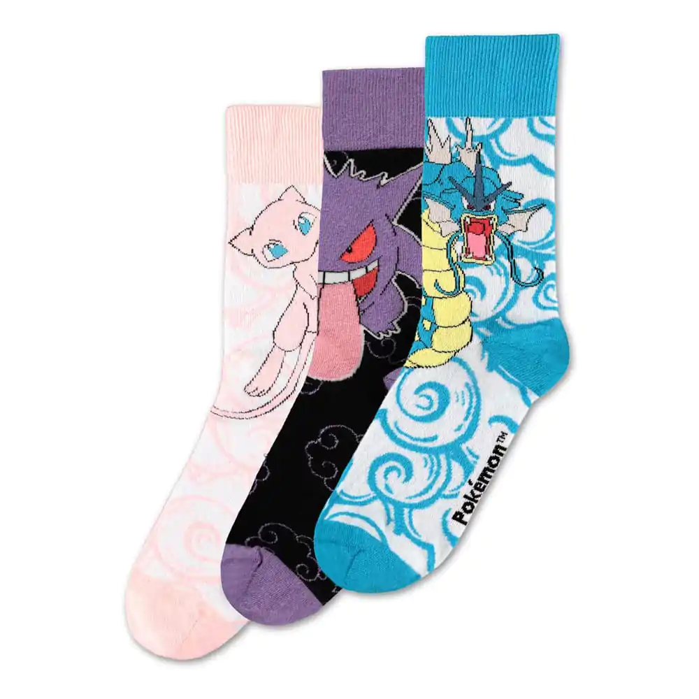 Pokémon Socken 3er-Pack Crew 39-42 Produktfoto