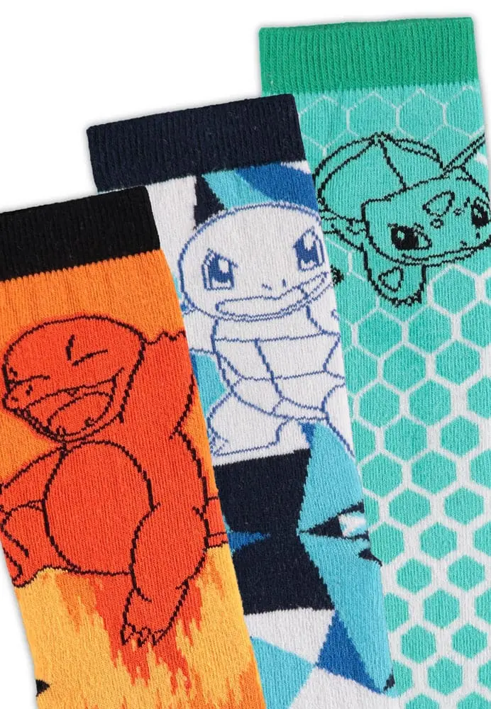 Pokemon Socken 3er-Pack Crew 39-42 termékfotó