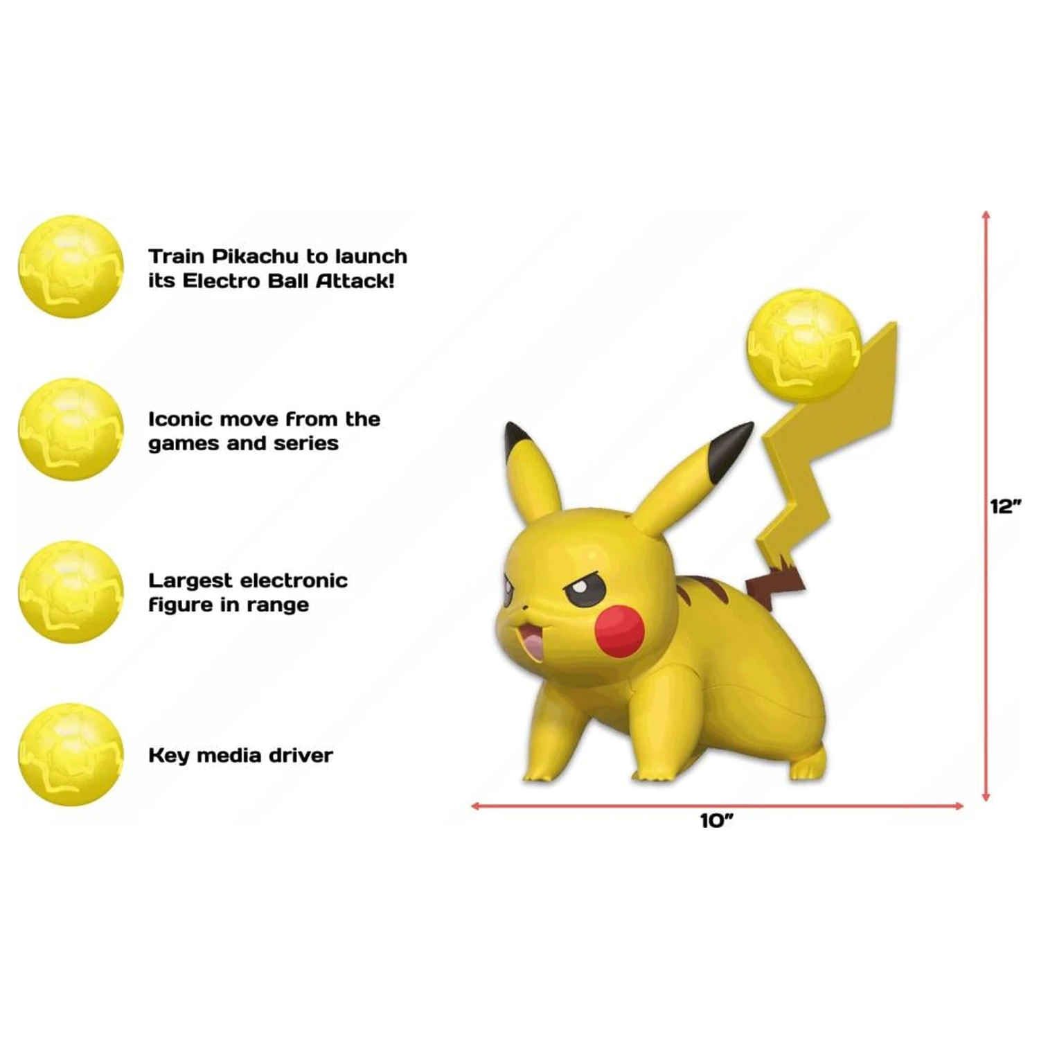 Pokémon Deluxe Feature Figur (Electro Ball Pikachu) Produktfoto