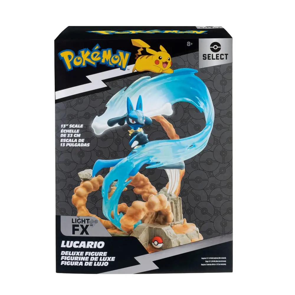 Pokémon Deluxe PVC Statue Lucario 33 cm Produktfoto