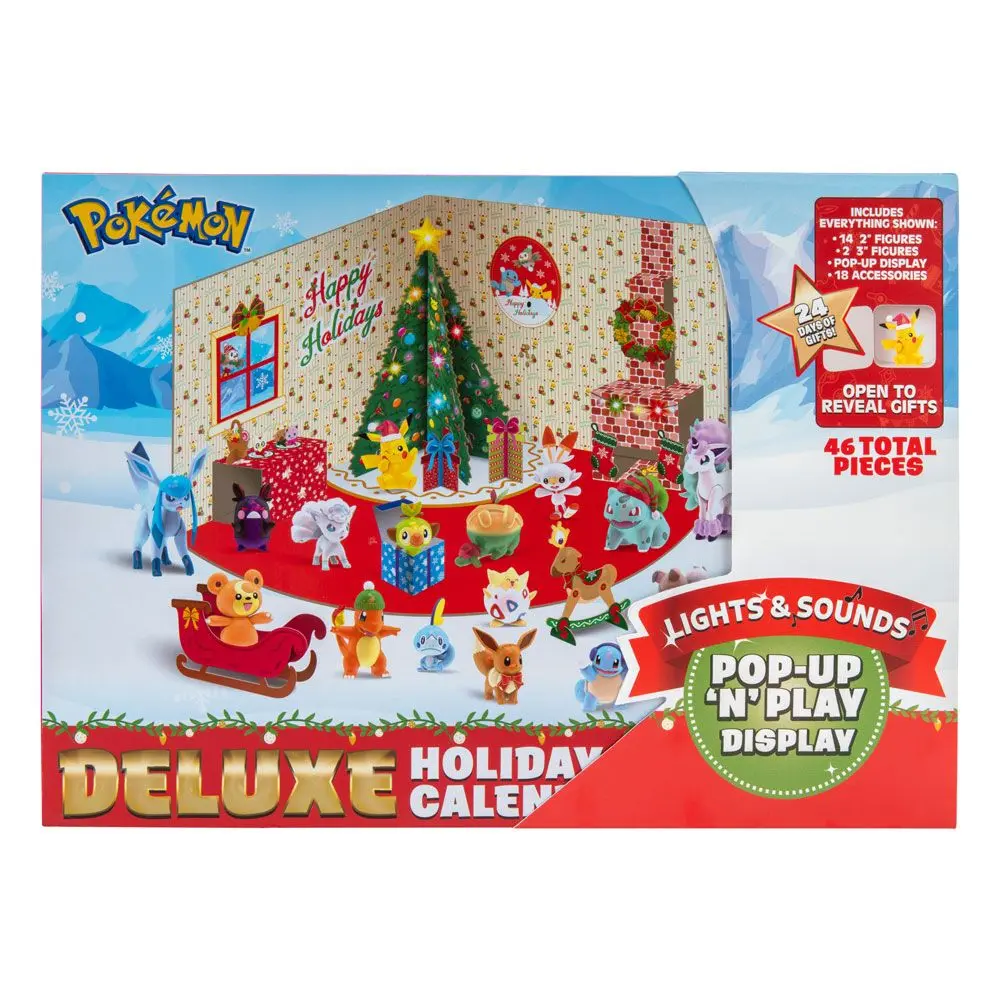Pokémon Deluxe Adventskalender Holiday termékfotó