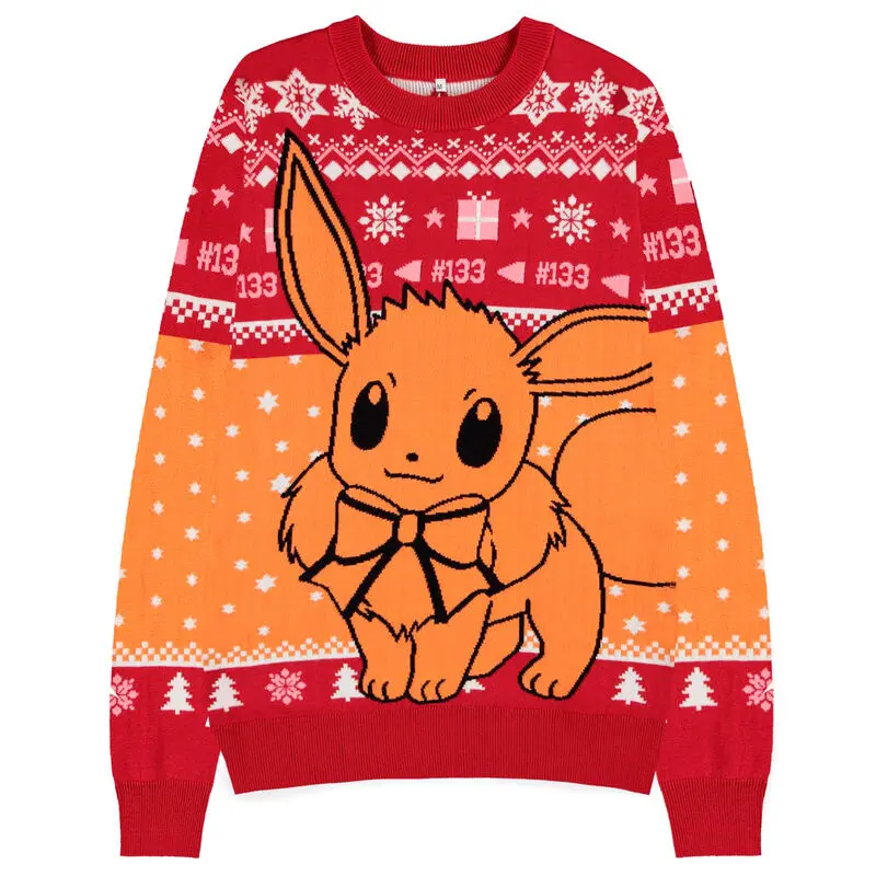Pokemon Eevee Weihnachtspullover Produktfoto