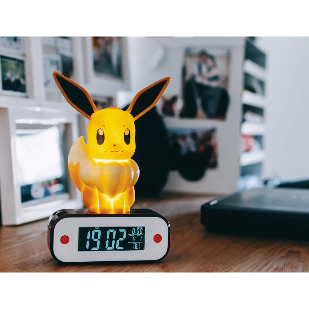 Pokémon Wecker mit Leuchtfunktion Eevee 18 cm termékfotó