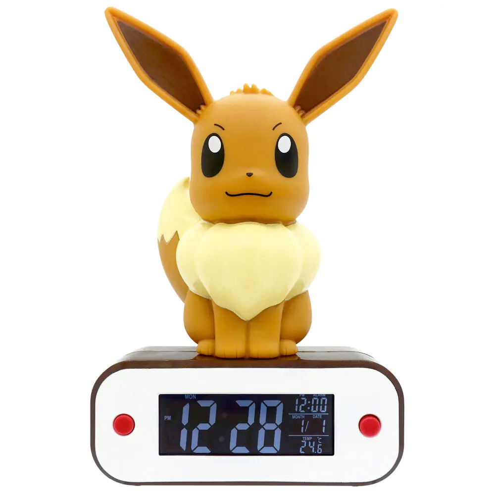 Pokémon Wecker mit Leuchtfunktion Eevee 18 cm termékfotó