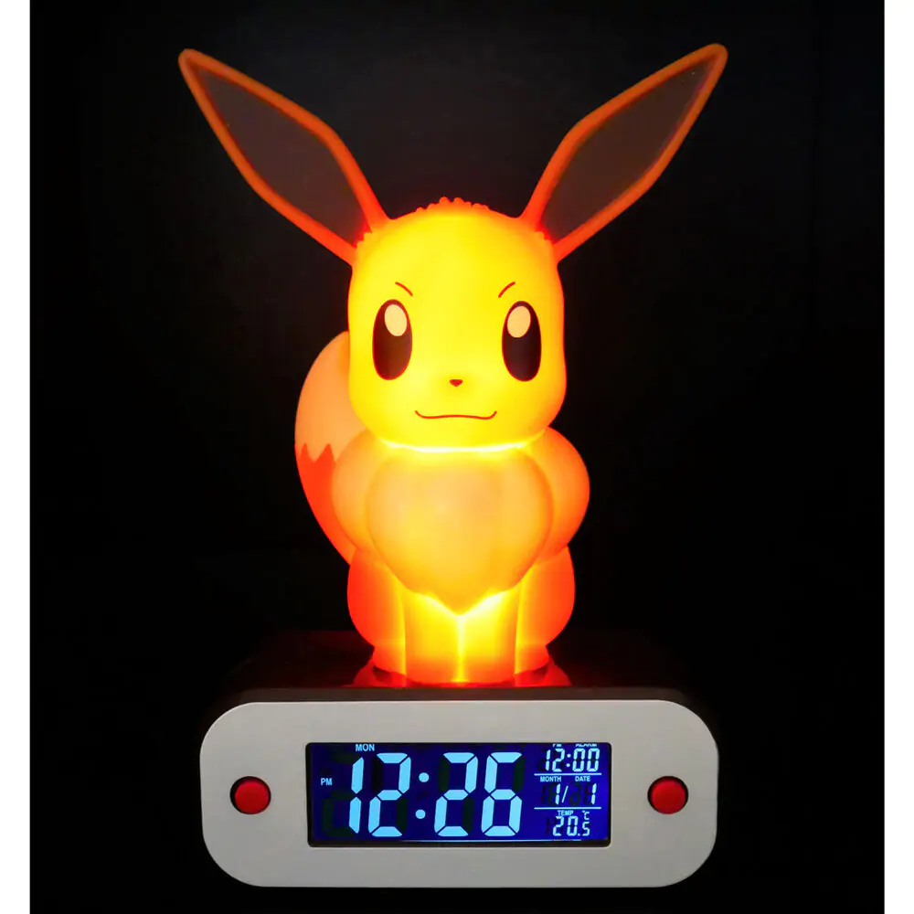 Pokémon Wecker mit Leuchtfunktion Eevee 18 cm termékfotó