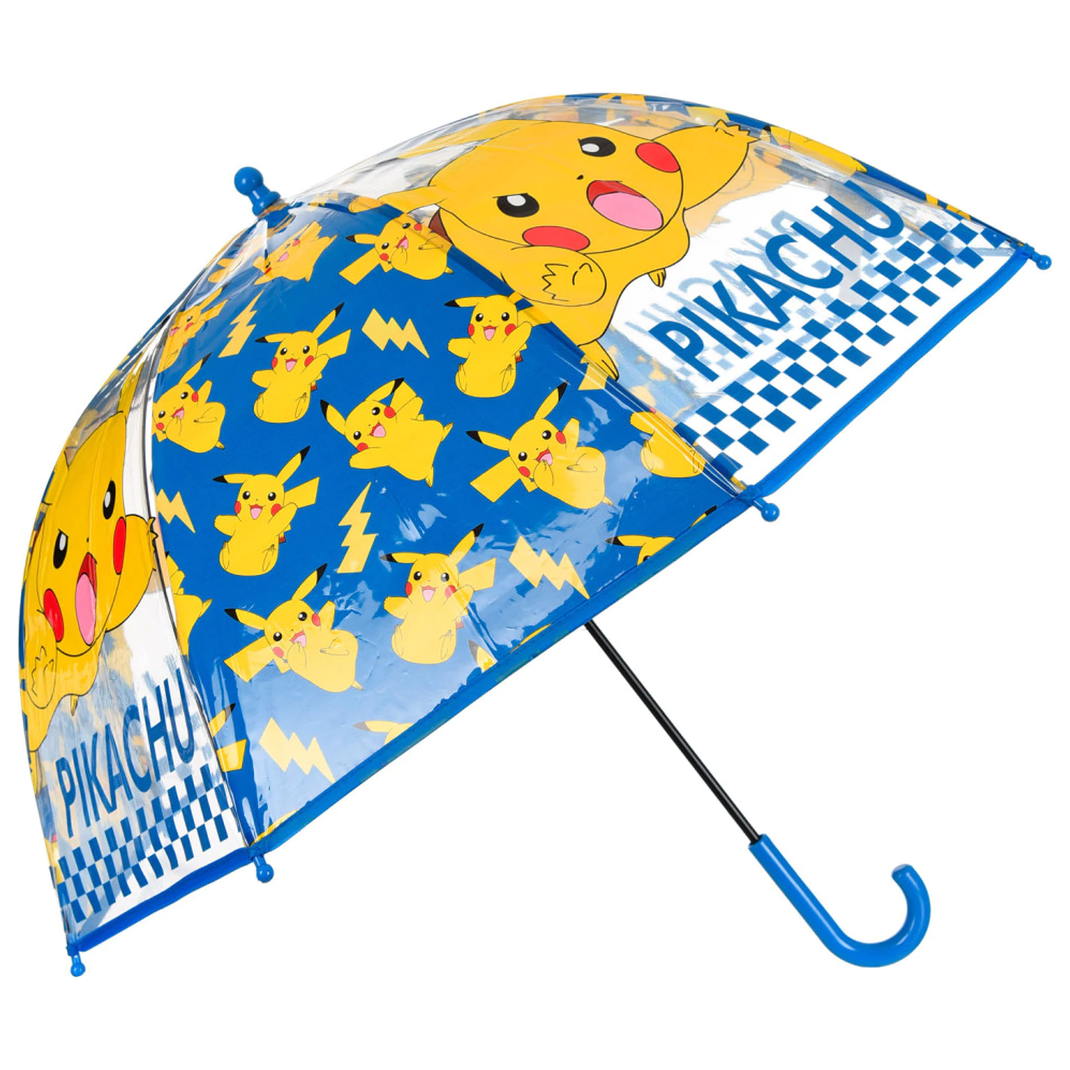 Pokémon Elektrisch Transparenter Kinder Regenschirm Ø72 cm Produktfoto