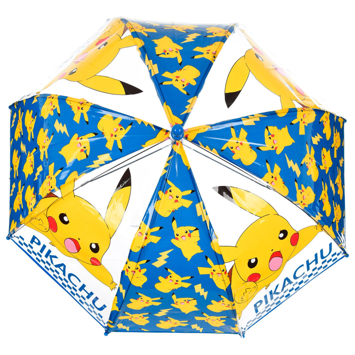 Pokémon Elektrisch Transparenter Kinder Regenschirm Ø72 cm Produktfoto