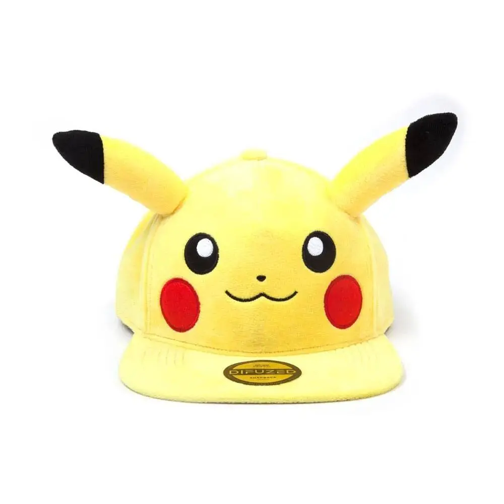 Pokémon Plüsch Snapback Cap Embarrassed Pikachu termékfotó
