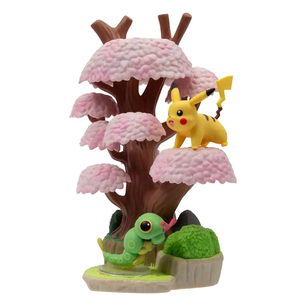 Pokémon Environment Set Frühlingswald & Caterpie & Pikachu Produktfoto