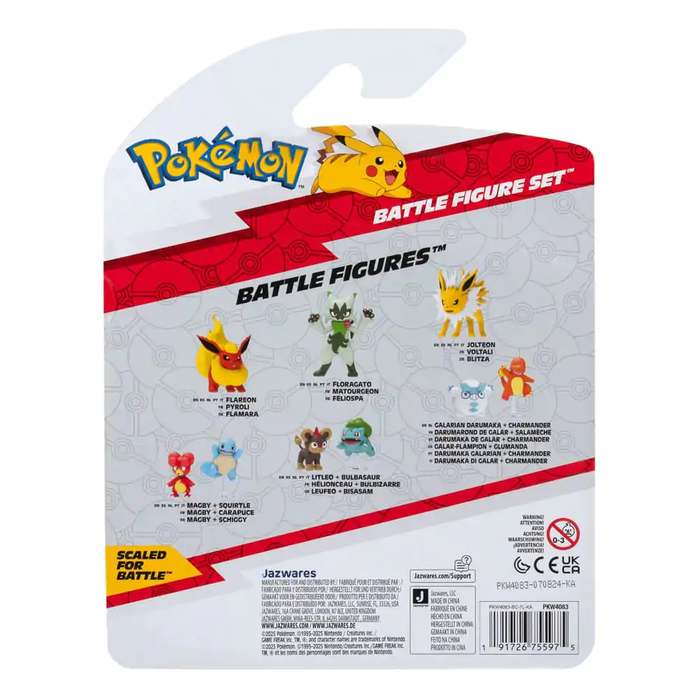 Pokémon First Partner Battle Figur Set Figuren 3er-Pack Pichu, Machop, & Weavile Produktfoto