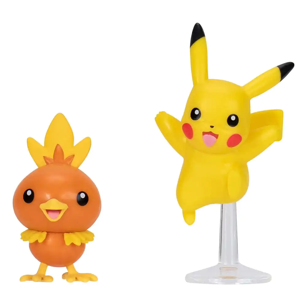 Pokémon First Partner Battle Figure Set Figuren 2er-Pack Flemmli &amp; Pikachu #10 Produktfoto