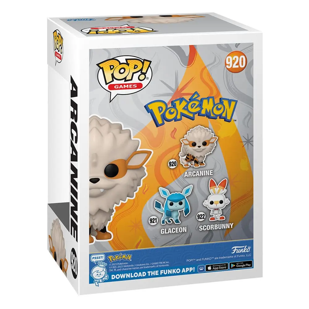 Pokemon POP! Games Vinyl Figur Arcanine (EMEA) 9 cm termékfotó