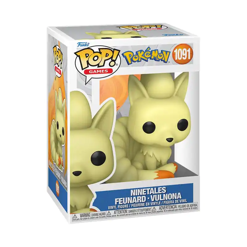 Pokemon Funko POP! Games Vinyl Figur Ninetales 9 cm Produktfoto